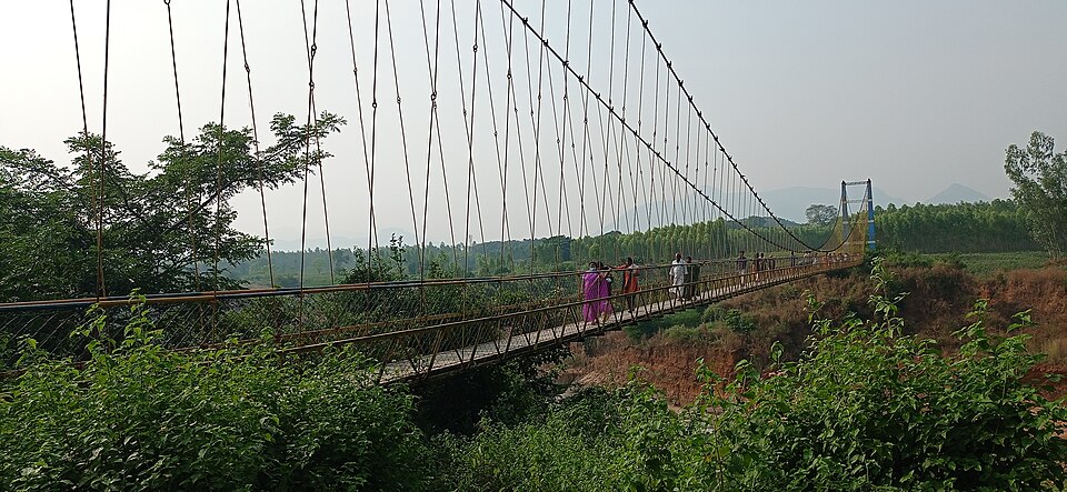 Hanging Bridge over Nagavali, Rayagada